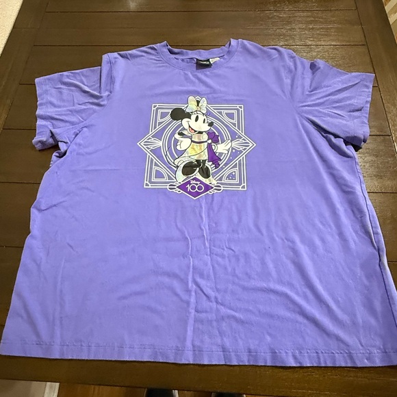Disney Tops - Minnie Mouse Disney 100th Tshirt size XL